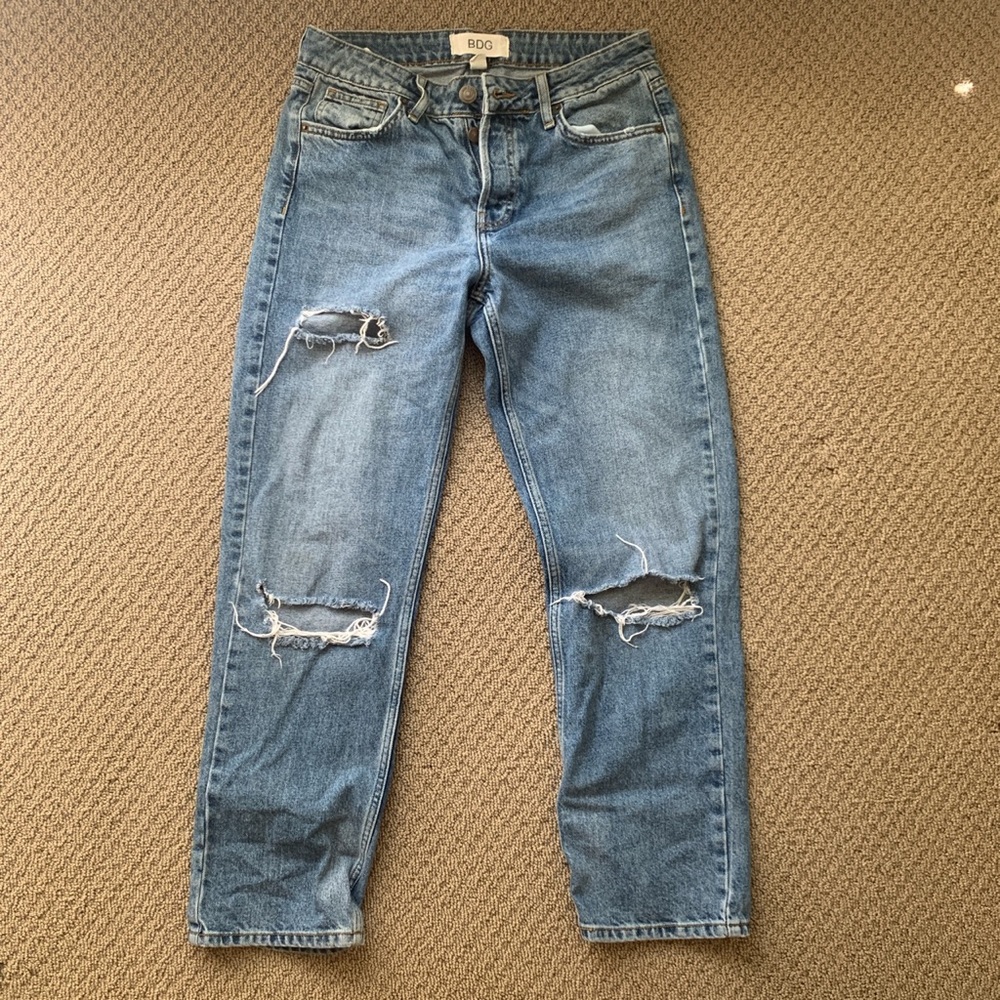 Blue Boyfriend Jeans